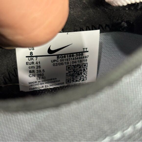 Nike React Element 55 Ocean Cube Men Shoe Size 8 Grey Running Sneaker BQ6166-300 - Picture 9 of 9